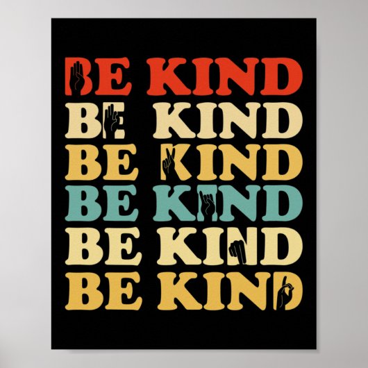 Wees aardig doof bewustzijn, hard van het horen va poster (Voorkant)