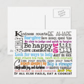 Wees aardig, enzovoort. briefkaart (Voorkant / Achterkant)