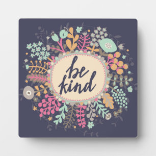 Wees aardig fotoplaat