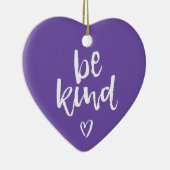 Wees aardig hart keramisch ornament (Rechts)