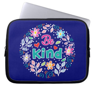 Wees aardig laptop sleeve