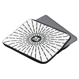 Wees aardig laptop sleeve