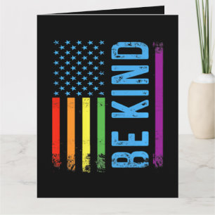 Wees Aardig Lgbt Lgbtq Gay Pride Regenboog Kaart
