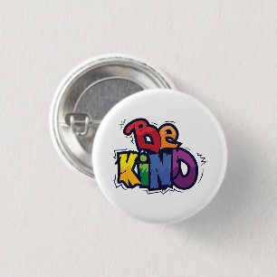 Wees aardig LGBTQ Regenboog Pride Maand Ronde Button 3,2 Cm