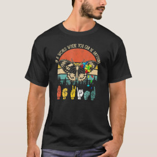 Wees Aardig Met Gebarentaal Wees Alles Autisme Bil T-shirt