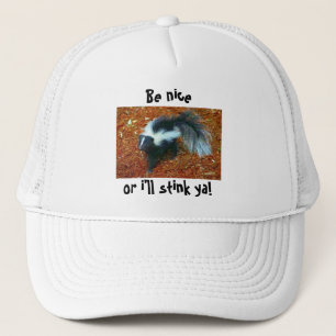 Wees aardig of ik zal je stink. trucker pet