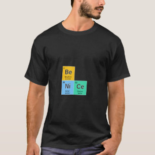 Wees Aardig Periodiek Systeem Kerst Familie Leraar T-shirt