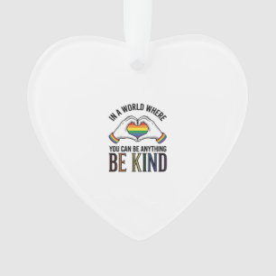 Wees Aardig Regenboog Hart Handen Vintage Vector O Ornament