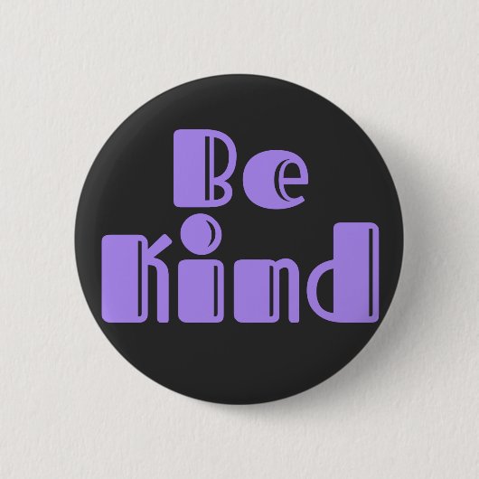 Wees aardig ronde button 5,7 cm (Voorkant)
