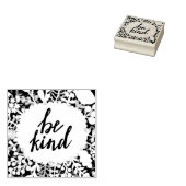 Wees aardig 	rubberstempel (Gestempeld)