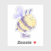 *~* Wees aardig Schattige Fuzzy Leraar Moeder Papa Sticker (Vel)