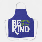 Wees aardig schort (Voorkant)