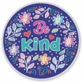 Wees aardig sticker (Voorkant)