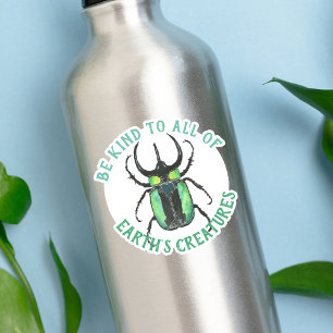 Wees aardig tegen alle Waterverf van creaties Beet Sticker