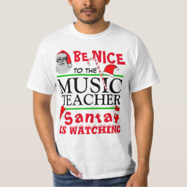 Wees aardig tegen de muziekdocent t-shirt