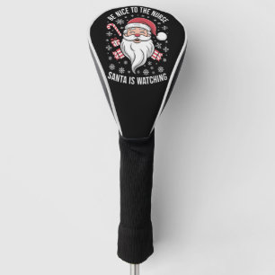 Wees aardig tegen de verpleegster die Kerstmis kij Golfheadcover