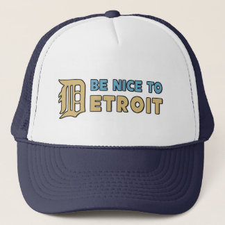 Wees aardig tegen Detroit Trucker Hat Pet