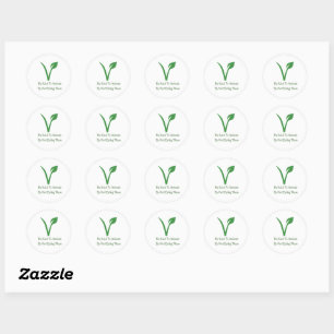 Wees aardig tegen dieren ronde sticker