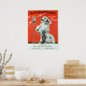 Wees aardig tegen dieren - Vintage Poster (Keuken)