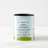 Wees aardig tegen elkaar mok (Midden)