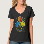 Wees aardig tegen het Puzzle Piece Autisme Autisme T-shirt (Voorkant)