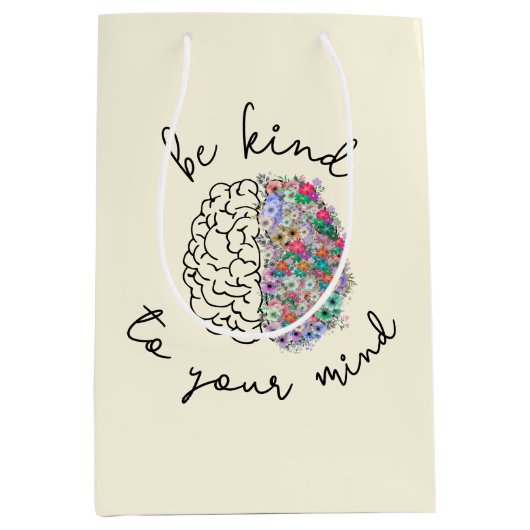 Wees aardig tegen je geest, hersenhersenhersengezo medium cadeauzakje (Voorkant)