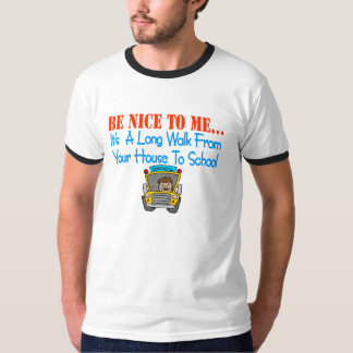 Wees aardig tegen me... t-shirt