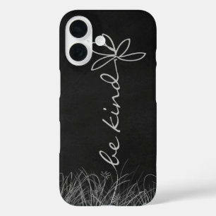 Wees Aardig Tekst en Madeliefje iPhone 16 Hoesje