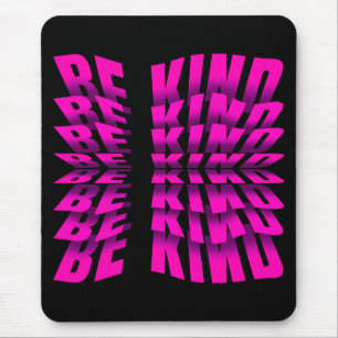WEES AARDIG TEXTEFFECT ROZE TYPOGRAFIE MUISMAT