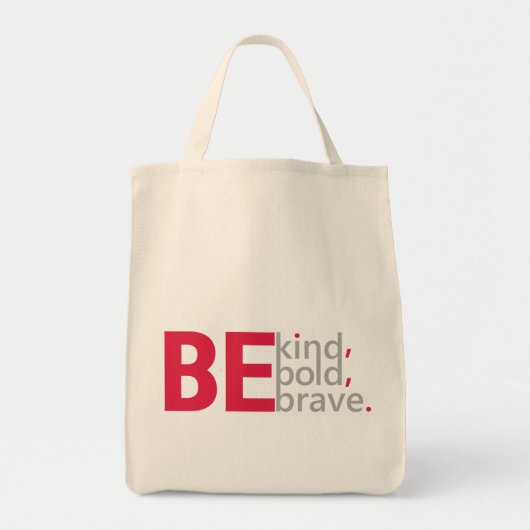 Wees aardig tote bag (Voorkant)