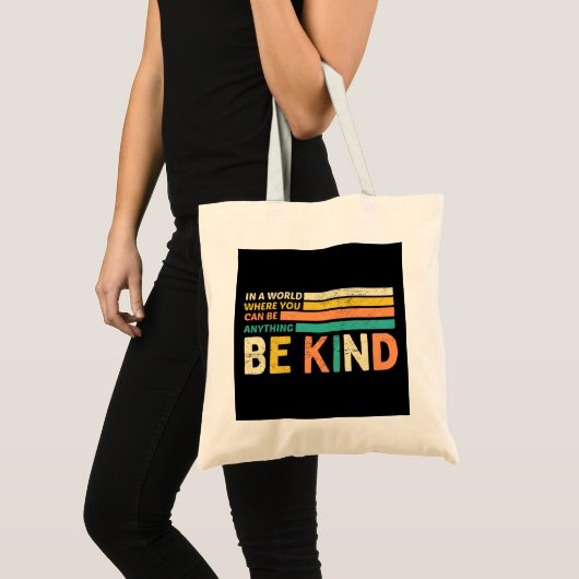 Wees aardig tote bag (Voorkant (product))