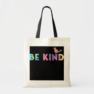 Wees aardig van de dijk met vogel tote bag