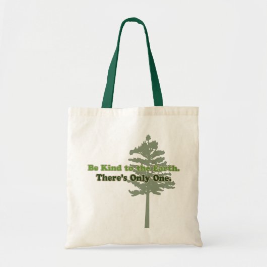 Wees aardig voor de Aarde Tote Bag (Voorkant)
