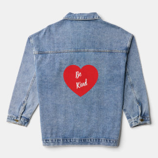 Wees aardig voor de jeans van vrouwen denim jacket