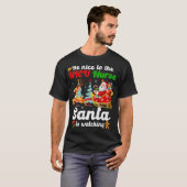 Wees aardig voor de NICU-verpleegkundige die kerst T-shirt (Voorkant volledig)