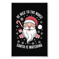 Wees aardig voor de verpleegster, Kerstman kijkt t