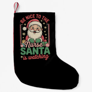 Wees aardig voor de verpleegster, Kerstman kijkt t Kleine Kerstsok
