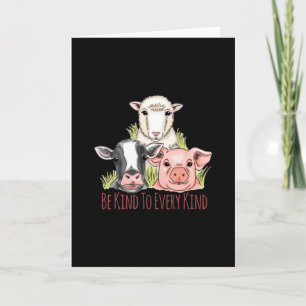 Wees aardig voor elk soort veganisme kaart