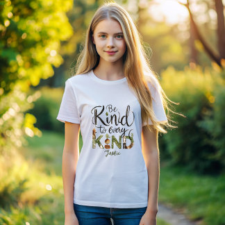 Wees aardig voor elke soort Kinderen T-shirt