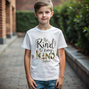 Wees aardig voor elke soort Kinderen T-shirt