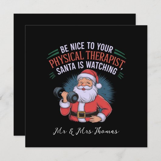 Wees aardig voor je fysiotherapeut, Sinterklaas ki Kaart (Voorkant / Achterkant)