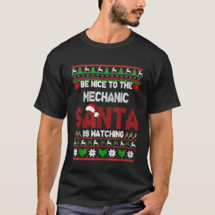 Wees aardig voor je monteur Christmas Mechanic Swe T-shirt