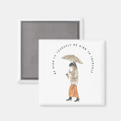 Wees aardig voor jezelf magneet (Voorkant / Achterkant)