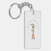 Wees aardig voor jezelf sleutelhanger (Voorkant Links)