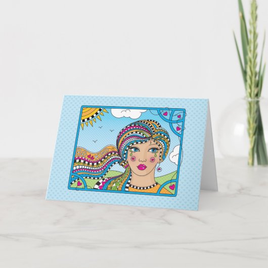 Wees aardig_Wenskaart Kaart (Voorkant)