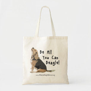Wees alles wat je kunt Beagle! Tote bag