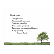 Wees als een Inspirerend Boom-wandafdrukken