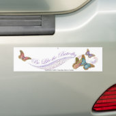 Wees als een vlinder... Wijzigen Bumpersticker (Op auto)