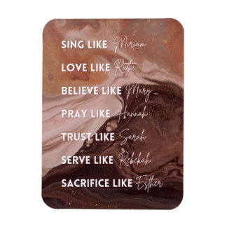 Wees als vrouwen in de bijbel magneet