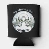 Wees als water dagelijks zen blikjeskoeler (Achterkant)